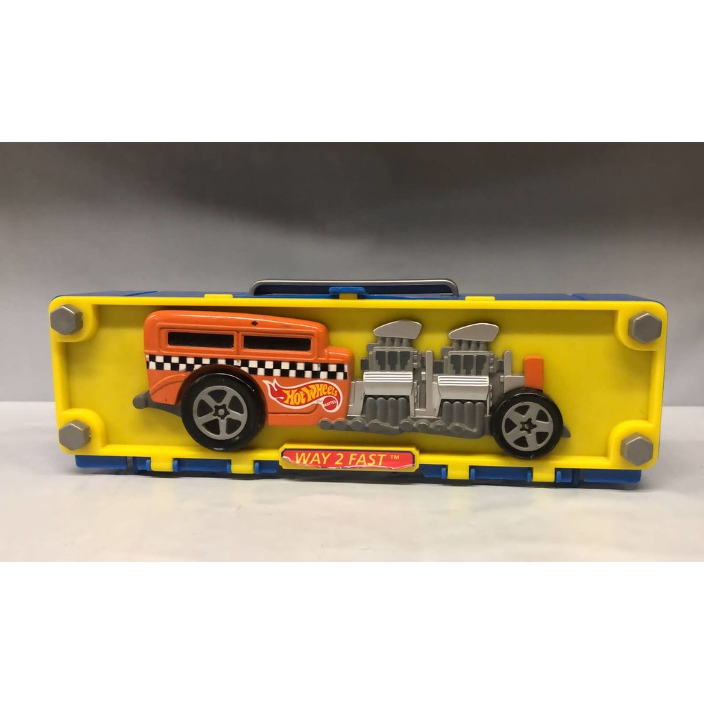 5 Vintage Hot Wheels 6 Car Storage Cases - Shadow Jet, Way 2 Fast, Twang Thang